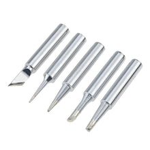 Load image into Gallery viewer, 5Pcs I+B+K+2.4D+3C soldering iron pure copper 900M soldering iron head set inside hot bare copper electric soldering iron tip