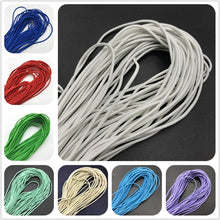 Load image into Gallery viewer, 5yards 2mm Colorful High-Elastic Round Elastic Band Round Elastic Rope Rubber Band Elastic Line DIY Sewing Accessories