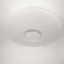Load image into Gallery viewer, 60W Rgb Flush Mount Round Starlight Music Led Ceiling Light Lamp With Bluetooth Speaker, Dimmable Color Changing Light Fixture