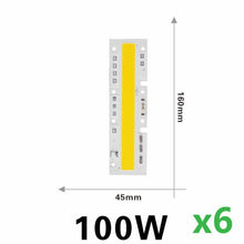 Load image into Gallery viewer, 6Pcs Cob Led Lamp Chip 110V 220V High Power 10W 20W 30W 50W 100W 120W Input Smart IC No Driver LED Bulb Flood Light Spotlight