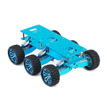 Load image into Gallery viewer, 6WD Rescue Car chassis DC 12V motor RED or Blue Shock absorption Cross-country climbing ROS platform WIFI car MOTOR 1:34