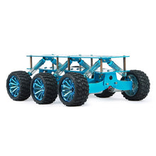 Load image into Gallery viewer, 6WD Rescue Car chassis DC 12V motor RED or Blue Shock absorption Cross-country climbing ROS platform WIFI car MOTOR 1:34