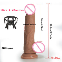 Load image into Gallery viewer, 7/8 Inch Huge Realistic soft Dildo Silicone Penis Dong with Suction Cup for Women Masturbation Lesbain Anal Sex Toys for Adults