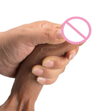 Load image into Gallery viewer, 7/8 Inch Huge Realistic soft Dildo Silicone Penis Dong with Suction Cup for Women Masturbation Lesbain Anal Sex Toys for Adults