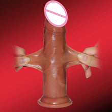 Load image into Gallery viewer, 7.8inch Dildo Realistic Sliding Foreskin dildosex toy Soft Dildos Suction Cup Penis Realist Dildo Sex Toy for Woman dildio Toys