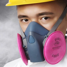 Load image into Gallery viewer, 7502 with 2Pcs 2091 Medium Size Dust Mask Respirator for Polishing And Cutting Fiber Welding Pro Protection Tool