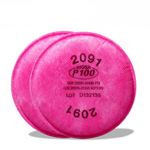 Load image into Gallery viewer, 7502 with 2Pcs 2091 Medium Size Dust Mask Respirator for Polishing And Cutting Fiber Welding Pro Protection Tool