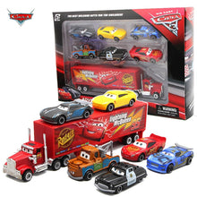 Load image into Gallery viewer, 7PCS/Set Disney Pixar Car 3 Lightning McQueen Jackson Storm Mack Uncle Truck 1:55 Diecast Metal Car Model Toy Boy Christmas Gift