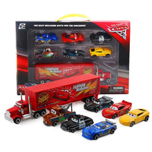 Load image into Gallery viewer, 7PCS/Set Disney Pixar Car 3 Lightning McQueen Jackson Storm Mack Uncle Truck 1:55 Diecast Metal Car Model Toy Boy Christmas Gift