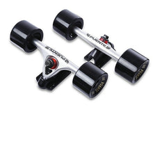 Load image into Gallery viewer, 7inch Longboard Bridge 70*51mm Wheels Set Skateboard Trucks 78A PU Wheels T tools Rubber Gasket Professional Skateboard Bracket