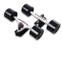 Load image into Gallery viewer, 7inch Longboard Bridge 70*51mm Wheels Set Skateboard Trucks 78A PU Wheels T tools Rubber Gasket Professional Skateboard Bracket