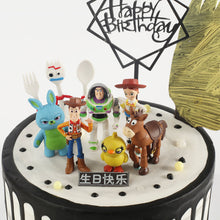 Load image into Gallery viewer, 7pcs/set Toy Story 4 Action Figure Toy Woody Buzz Lightyear Jessie Forky Doll Collectible  Cartoon Model Toys For Children Gifts