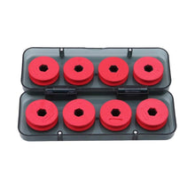 Load image into Gallery viewer, 8/16Pcs Foam Winding Board Fishing Line Shaft Bobbin Spools Tackle Box Red Lines