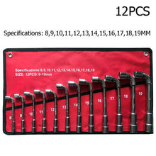 Load image into Gallery viewer, 8-19MM Car Socket Spanner Wrench Set Hand Tools Spanner Car Auto Repair Tools Set Socket Wrench Torque Tool Spanner