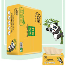 Load image into Gallery viewer, 8 Packs Bamboo Pulp Facial Tissues Eco-Friendly Recycled Paper Home Use Soft Dinner Napkins (300pcs/pack) Toilet Paper