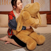 Load image into Gallery viewer, 90/120cm Lovely Giant Animal Soft Cartoon Long Ears Huggable Bunny Plush Toy Rabbit Stuffed Pillow For Kids Girl Nice Gift