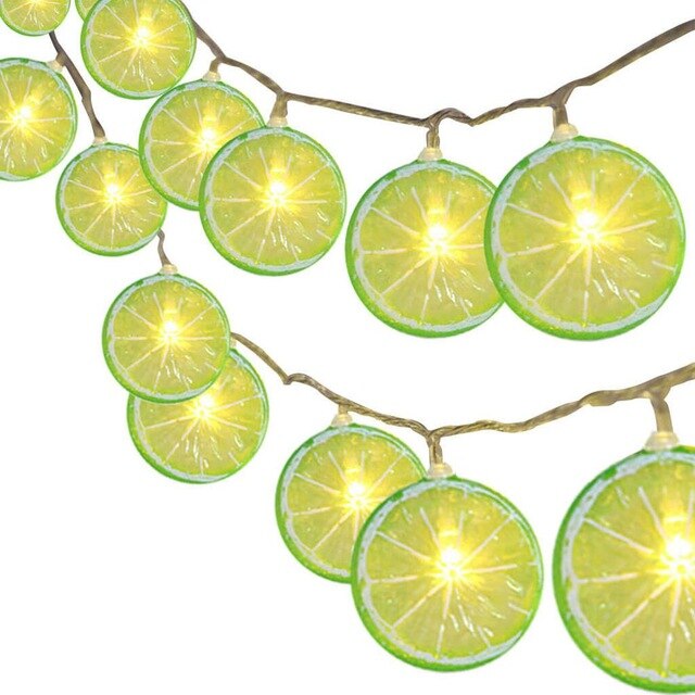 A string of 3 meters 20 LED fairy fairy lemon warm white light battery powered wedding Christmas home decoration #3J18