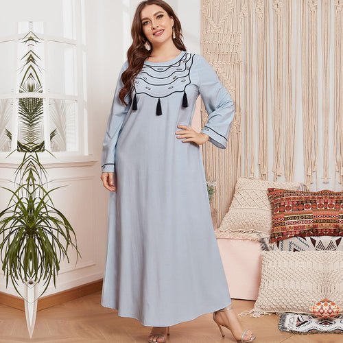Abaya  Musulman Dubai Turkey Muslim Fashion Hijab Long Dress Islamic Caftan Marocain African Dresses For Women Vestidos Robe
