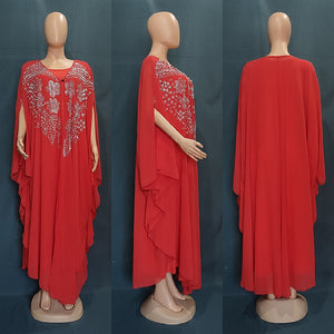Abayas For Women Dubai Luxury 2022 Chiffon Boubou Muslim Fashion Dress Caftan Marocain Wedding Party Occasions Djellaba Femme