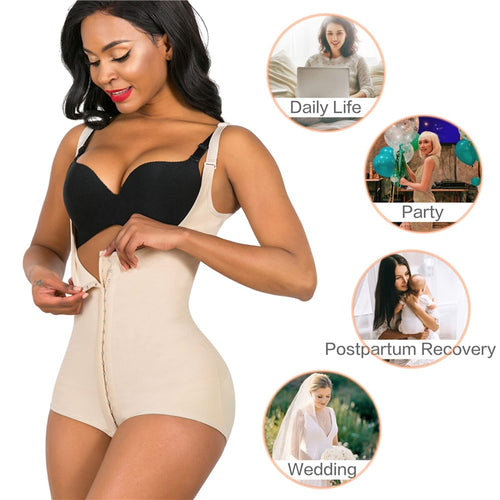 Adjustable Woman Fajas Colombian Slimming Girdles Flat Stomach Shapewear Sheath Corset Women's Binders Waist Trainer Body Shaper