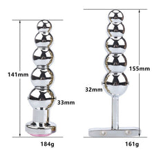 Load image into Gallery viewer, Adult Fun Health Care Products Toys Silver Metal Stainless Steel Backyard Tieshuhua Anal Embolism Xxl Anal Toys for Gay Men Anal