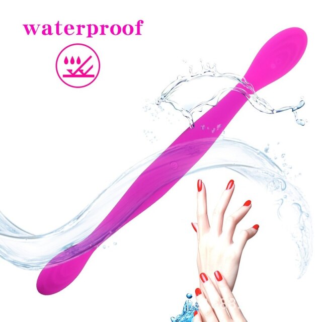 Adult Products Double-headed Vibrator Female Masturbation Massage AV Stick Lesbian Masturbation Stick Sex Toys for Women Anal