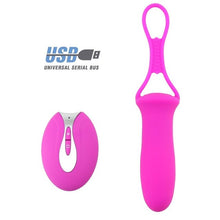 Load image into Gallery viewer, Adult Products Remote Charging Vestibular Silicone Anal Plug Fun Egg Skipping Sex Tools for Females Pumping  Adult Toys Sex