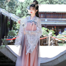 Load image into Gallery viewer, Ancient Hanfu Dress Folk Dance Costume Women Han Dynasty Princess Fairy Hanfu Dress Oriental Style Dance Clothing Girl Cosplay