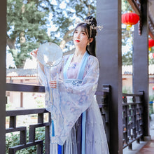 Load image into Gallery viewer, Ancient Hanfu Dress Folk Dance Costume Women Han Dynasty Princess Fairy Hanfu Dress Oriental Style Dance Clothing Girl Cosplay