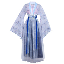 Load image into Gallery viewer, Ancient Hanfu Dress Folk Dance Costume Women Han Dynasty Princess Fairy Hanfu Dress Oriental Style Dance Clothing Girl Cosplay