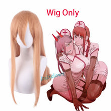 Load image into Gallery viewer, Anime Chainsaw Man Makima Cosplay Costume Sexy Power Nurse Uniform Wig Halloween Dress For Women