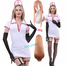 Load image into Gallery viewer, Anime Chainsaw Man Makima Cosplay Costume Sexy Power Nurse Uniform Wig Halloween Dress For Women