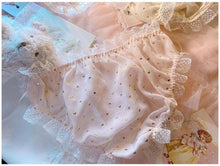 Load image into Gallery viewer, Anime Cosplay Lingerie Kawaii Pink Underwear Women Girls Panties Sexy Cute See Through Lace Thongs Lolita Panty Briefs G String