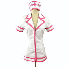 Load image into Gallery viewer, Anime Cosplay SUPER SONICO Wig Cosplay Costume SONICOMI Nurse Uniform Dress Sexy Female Halloween Costume For Woman Customed