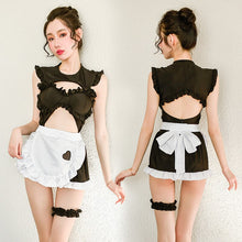 Load image into Gallery viewer, Anime Cosplay Sexy Maid Halloween Costumes For Women Lingerie Babydoll Miniskirt Outfit Sweet Lolita Apron Dress Maid Uniform