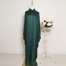 Load image into Gallery viewer, Asian Women&#39;s Clothing Dubai Saudi Arabia Solid Color Bat-sleeved Burqa Cardigan Muslim Ramadan Prayer Clothes Without Turban