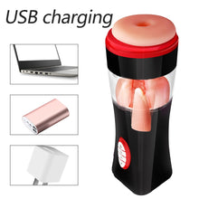 Load image into Gallery viewer, Automatic Blowjob Male Masturbators For Men Real Adult Goods 18 Sucking Machine men&#39;s Silicone Vagina Doll Sexy Masturbation Toy