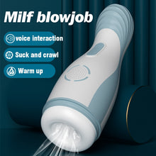 Load image into Gallery viewer, Automatic Blowjob Sucking Masturbators For Men Vagina Vibrator Male Masturbation Cup Pussy Pocket Heated Adult Sex Store 18