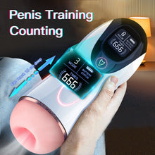 Load image into Gallery viewer, Automatic Male Masturbator Cup Sucking Vibration Blowjob Real Vagina Pocket Pussy Penis Oral Sex Machine Toys For Man Adults 18+