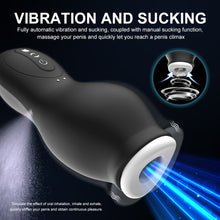 Load image into Gallery viewer, Automatic Sucking Male Masturbator Cup Oral Vaginal Penis Machine Vagina  Vibrator Masturbation Cup Sex Toy for Men Adult Goods