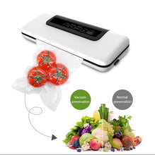 Load image into Gallery viewer, Automatic Vacuum Sealer Packer Vacuum Air Sealing Packing Machine For Food Preservation Dry, Wet, Soft Food with Free 10pcs Bags