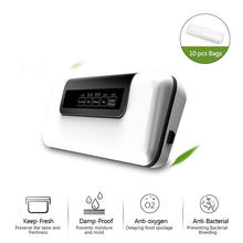 Load image into Gallery viewer, Automatic Vacuum Sealer Packer Vacuum Air Sealing Packing Machine For Food Preservation Dry, Wet, Soft Food with Free 10pcs Bags