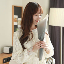 Load image into Gallery viewer, Autumn Winter Lace Dress for Women O Neck Long Sleeve Slim Waist Elegant Robe Femme Korean Style Office Lady Vestidos Mujer