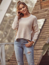 Load image into Gallery viewer, Autumn Winter Thicken Loose Sweater Women Elegant Warm O-neck  Knitted Pullovers Casual Cashmere Solid Female Tops