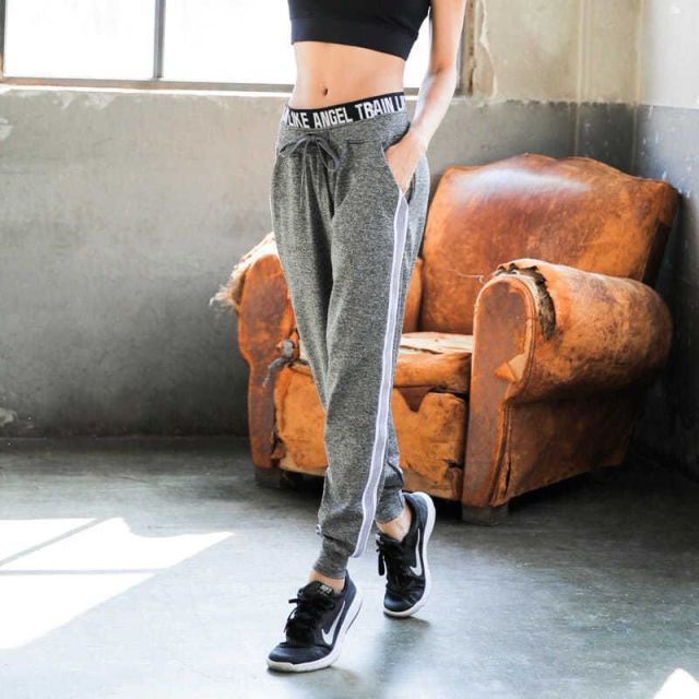 Autumn Yoga Pants Women Loose Fitness Pants Sports Running Trousers Gym Training Quick-drying Workout Pants Sweatpants