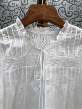 Load image into Gallery viewer, new white blouse women long sleeve hollow out cotton spring summer tops new boho blouse V-neck tassel blouse shirt