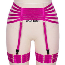 Load image into Gallery viewer, Bdsm Lingerie Punk Sexy Lingerie Leg Bondage Goth Garter Straps Stockings Belts Body Belt Waist Belt Women Harness Suspenders