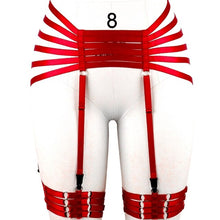 Load image into Gallery viewer, Bdsm Lingerie Punk Sexy Lingerie Leg Bondage Goth Garter Straps Stockings Belts Body Belt Waist Belt Women Harness Suspenders