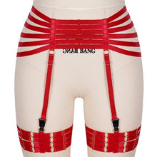 Load image into Gallery viewer, Bdsm Lingerie Punk Sexy Lingerie Leg Bondage Goth Garter Straps Stockings Belts Body Belt Waist Belt Women Harness Suspenders