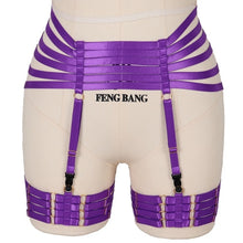 Load image into Gallery viewer, Bdsm Lingerie Punk Sexy Lingerie Leg Bondage Goth Garter Straps Stockings Belts Body Belt Waist Belt Women Harness Suspenders